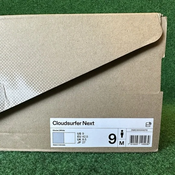 ON Running Cloudsurfer Next Sneakers Men's Size 9 M Gray White Cloud - NEW - Picture 7 of 7